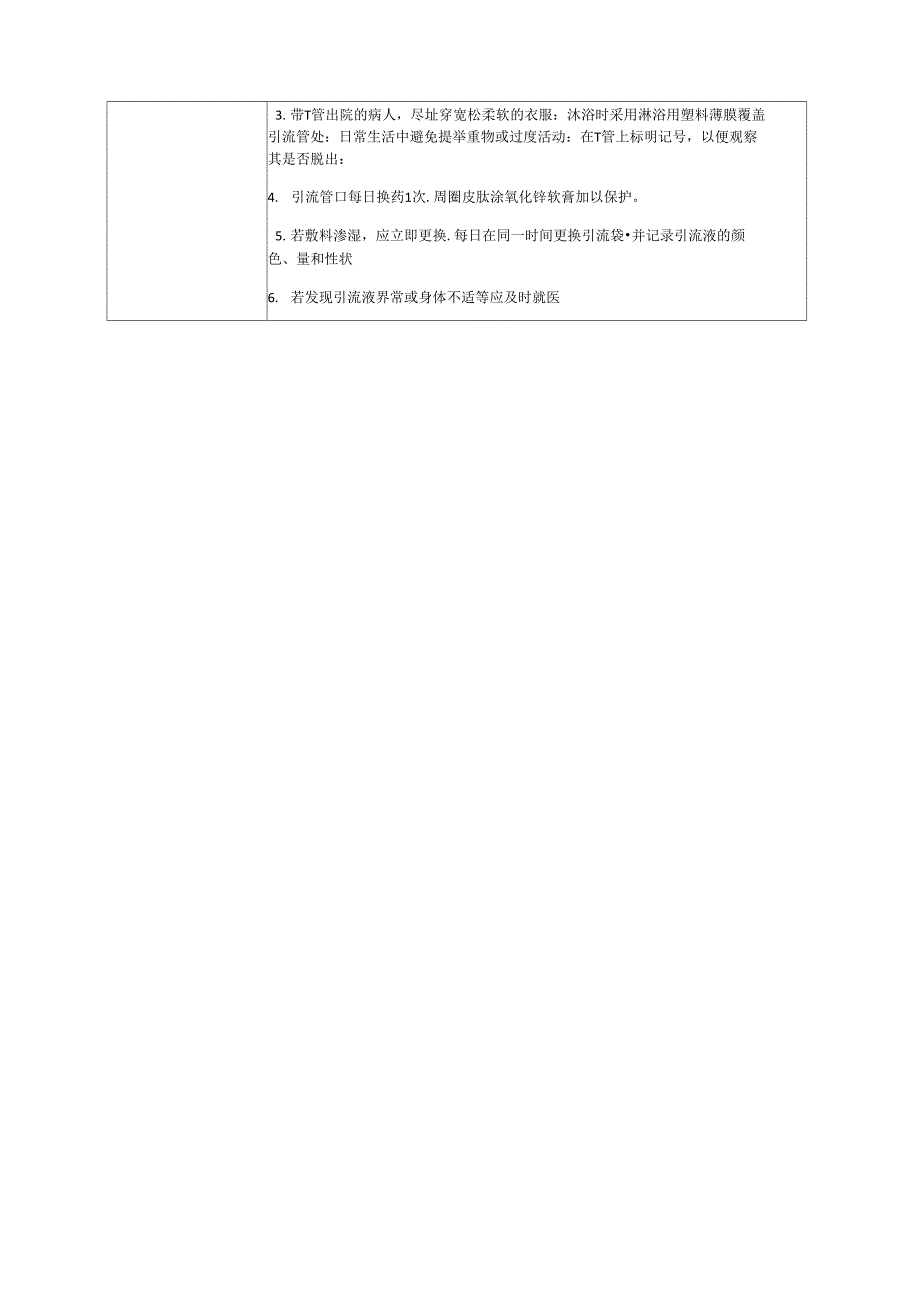 T管引流护理常规_第3页