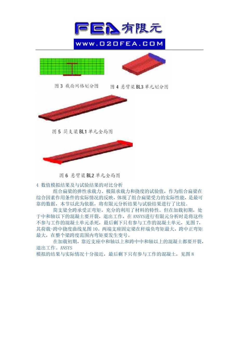 ANSYS在组合扁梁承载力性能研究中的应用.doc_第3页