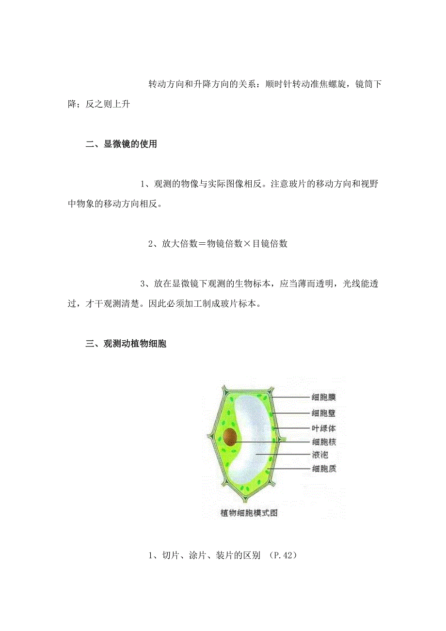 2023年七年级上册生物第二单元生物和细胞知识点整理.doc_第2页