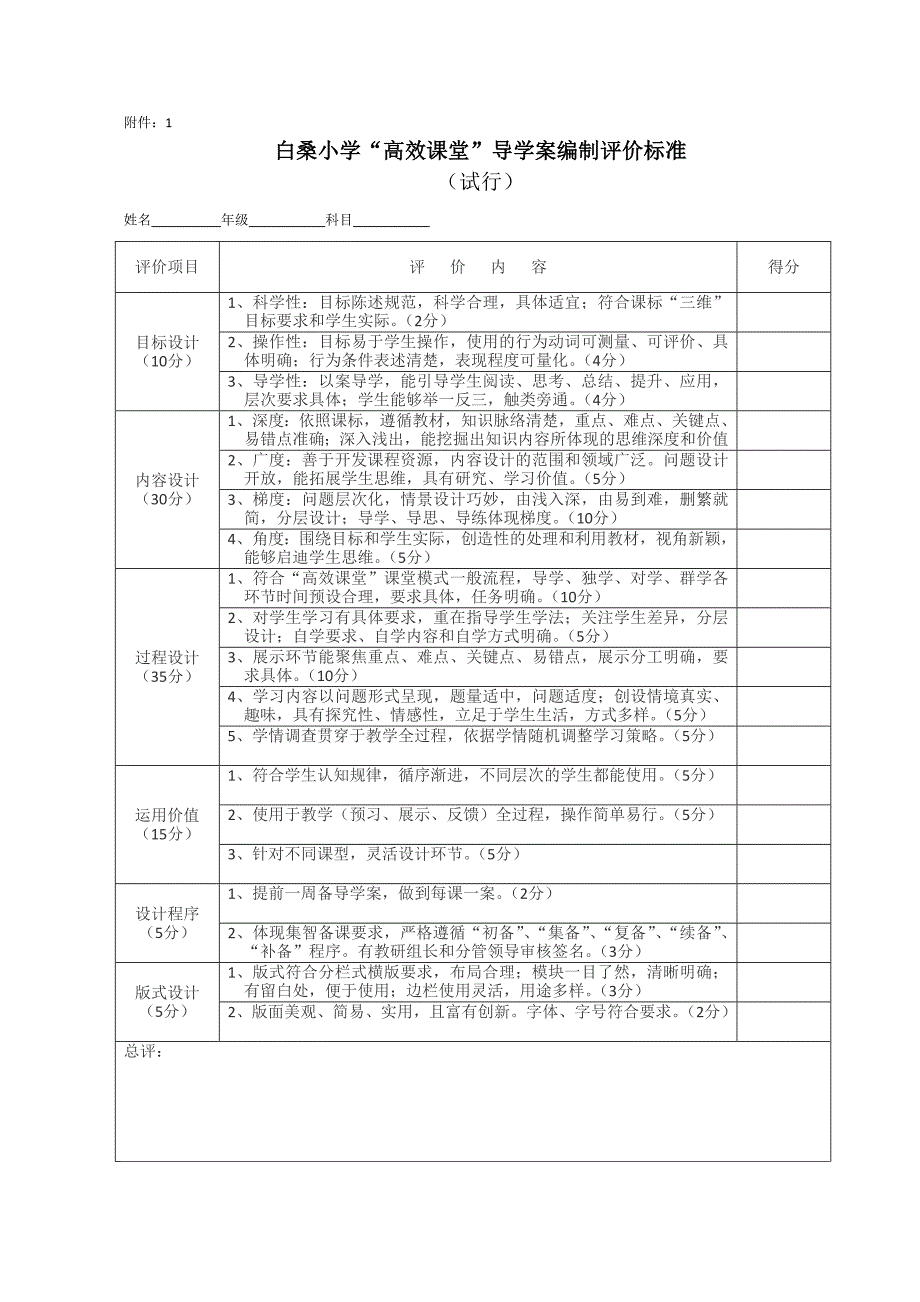 高效课堂建设计划_第3页