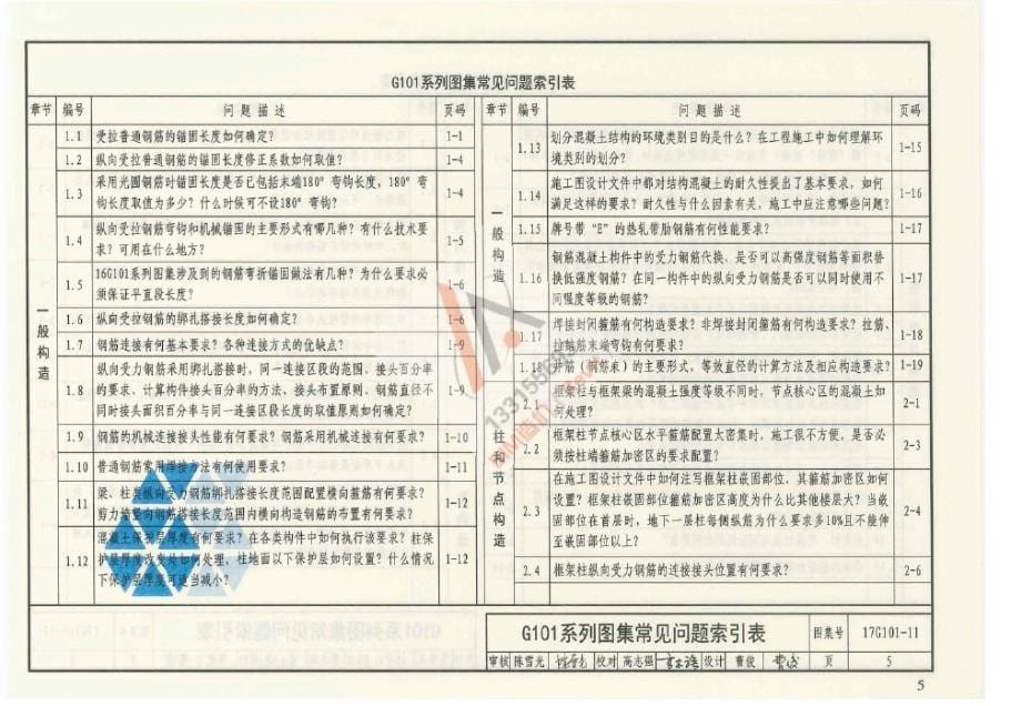 17G101-11 G101系列图集施工常见问题答疑图解.docx_第5页