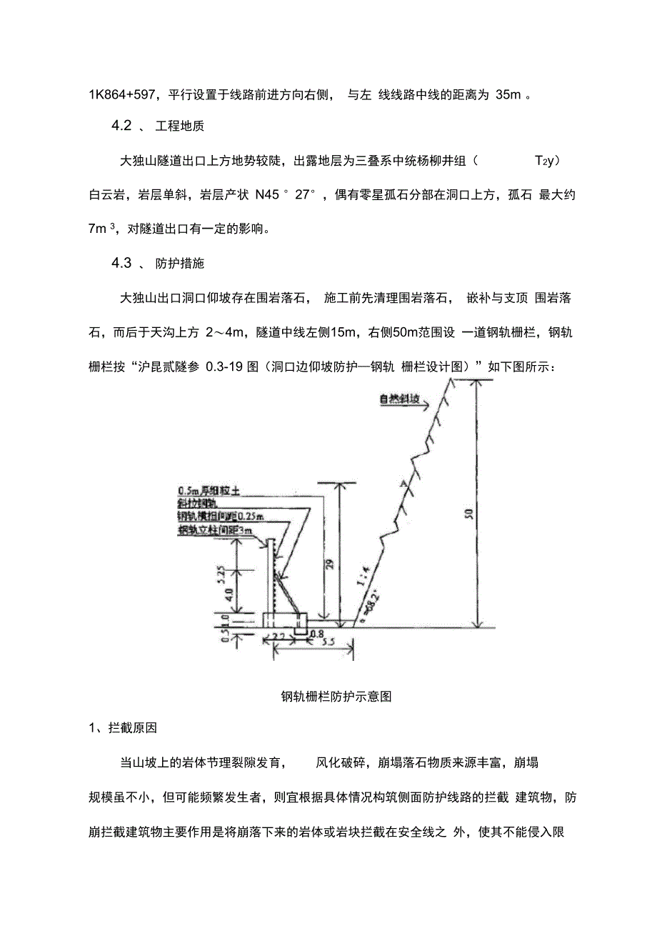 大独山隧道危岩落石专项施工方案_第2页