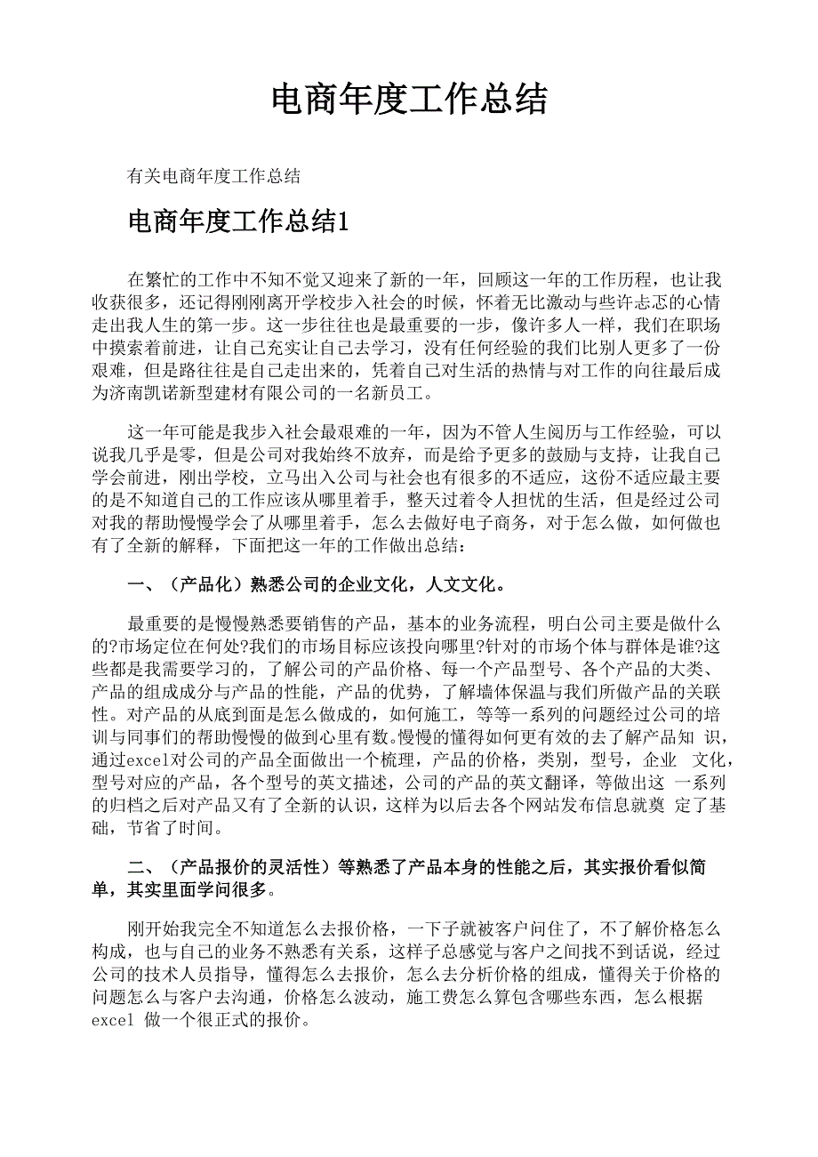 电商年度工作总结_第1页