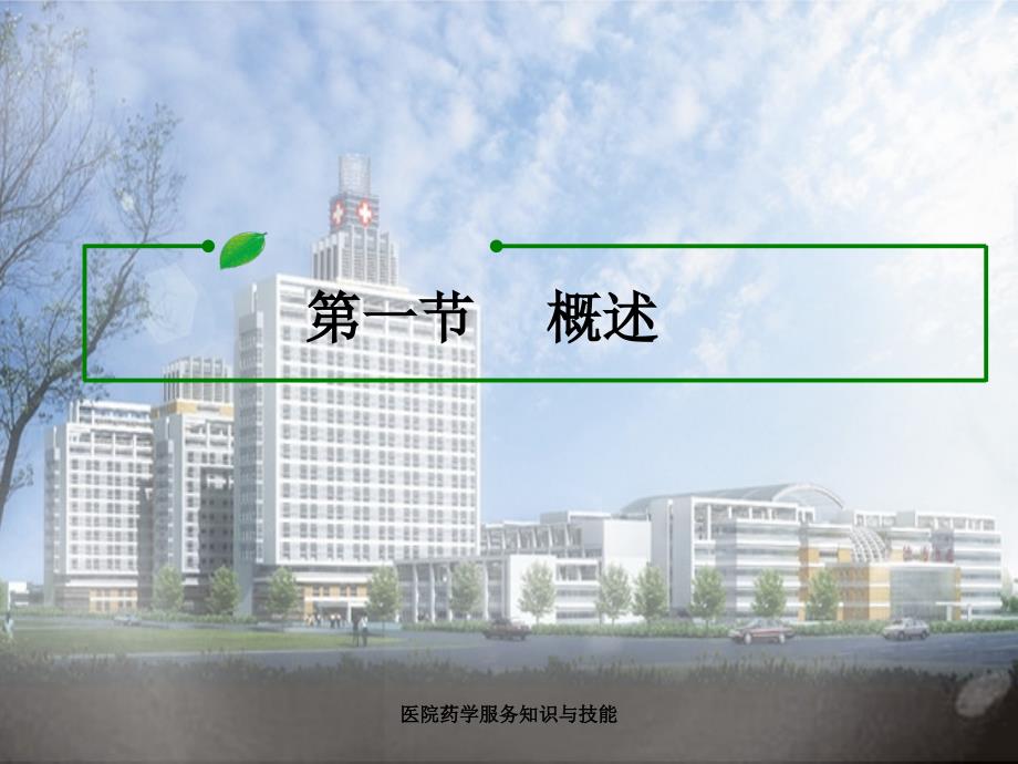 医院药学服务知识与技能课件_第3页