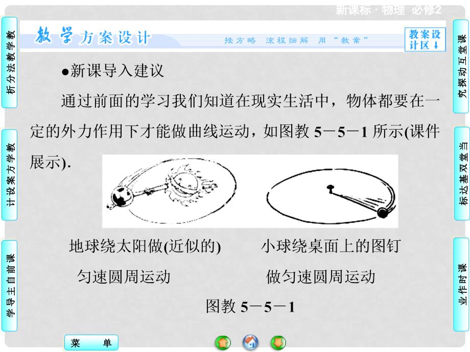 高中物理 5.5 向心加速度同步备课课件 新人教版必修2_第4页