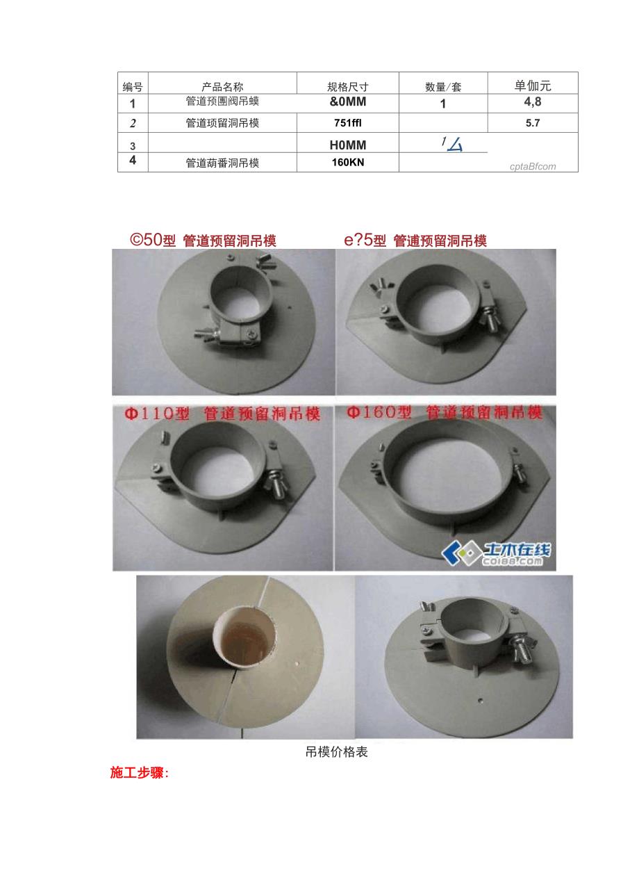 给排水管道预留洞缝隙防渗漏施工方法_第4页