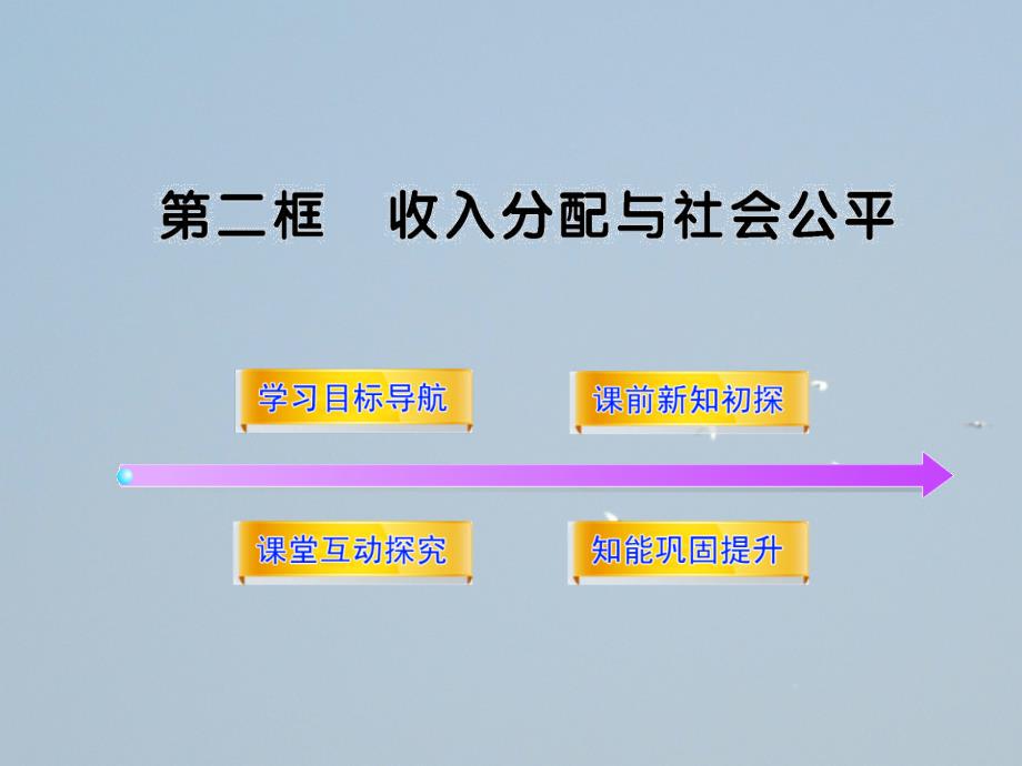 政治同步课件收入分配与社会公平人教版必修1_第1页