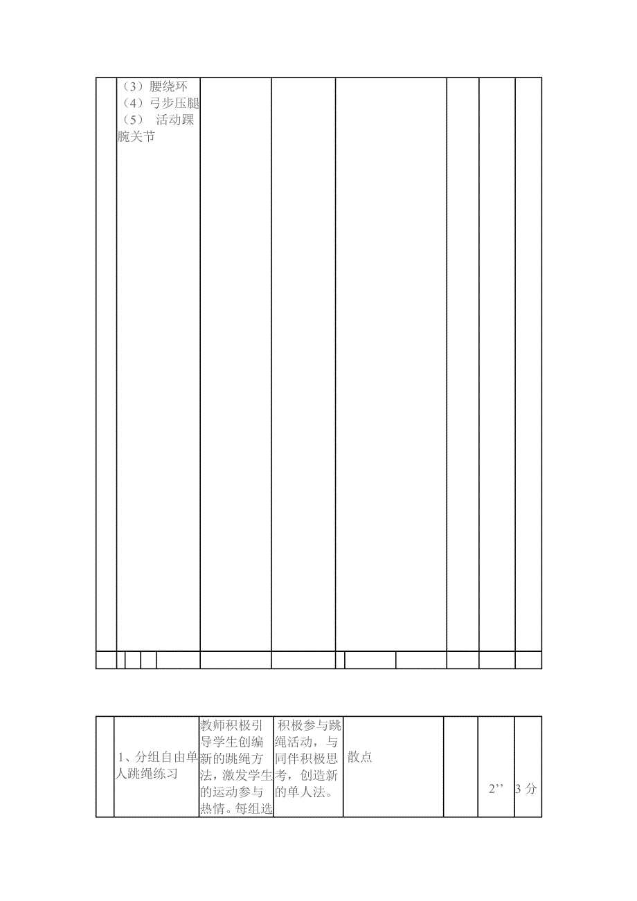 六年级体育课跳绳教学设计（杨英文）.doc_第2页