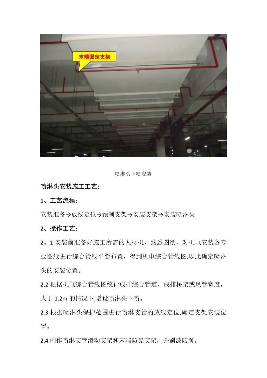 喷淋头安装施工工艺_第2页