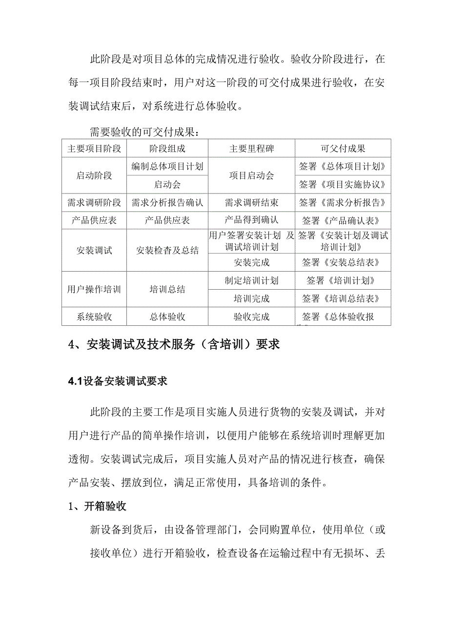 医疗设备器材供货安装、调试及售后服务方案_第4页