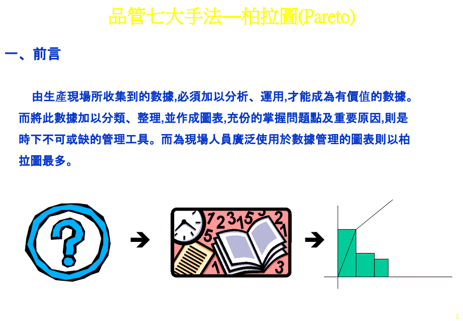 品管七大手法柏拉圖pareto课件_第2页