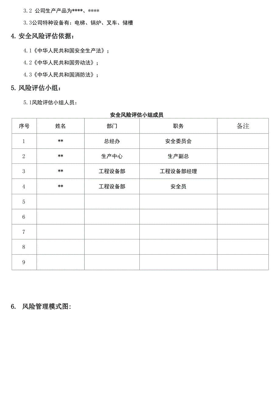 公司安全风险识别控制评估报告书_第4页