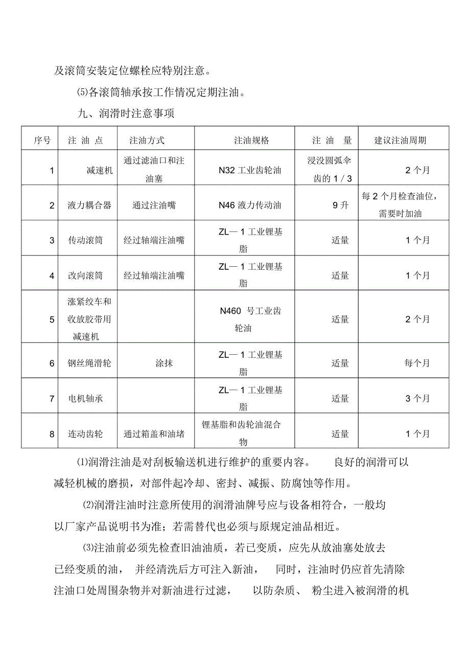 皮带输送机维护保养制度_第3页