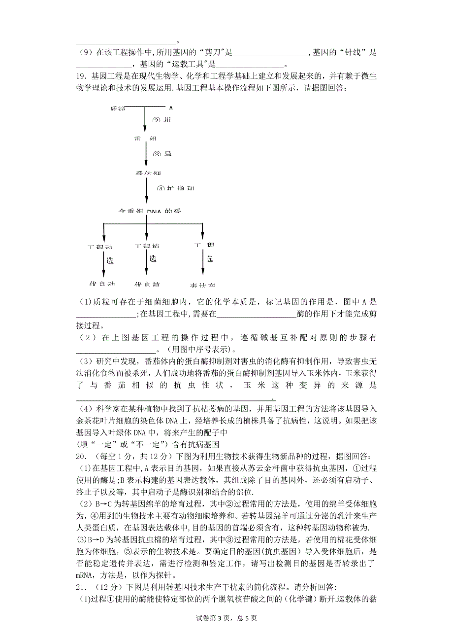 基因工程综合练习题.doc_第3页