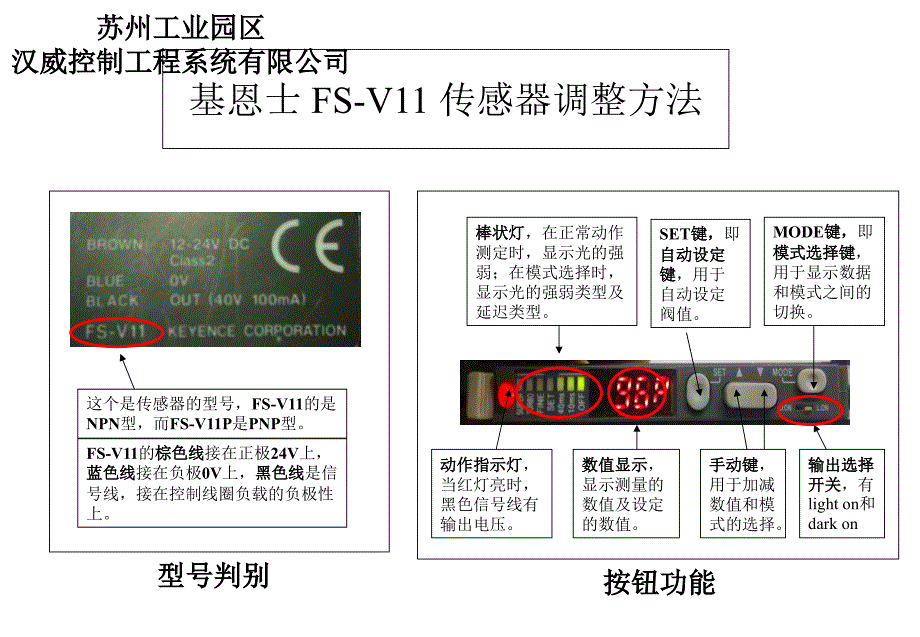 基恩士FSV11调整方法中文说明书ppt课件_第1页