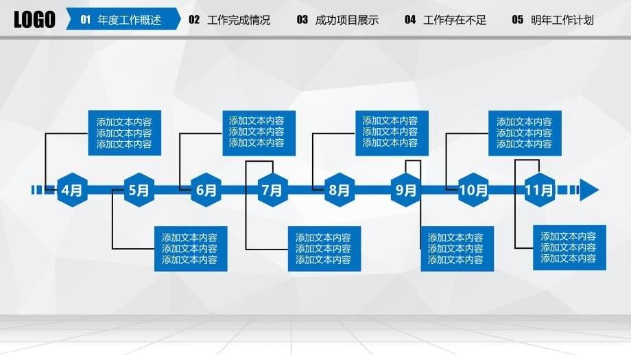 建筑安装施工工作总结高端模板_第5页