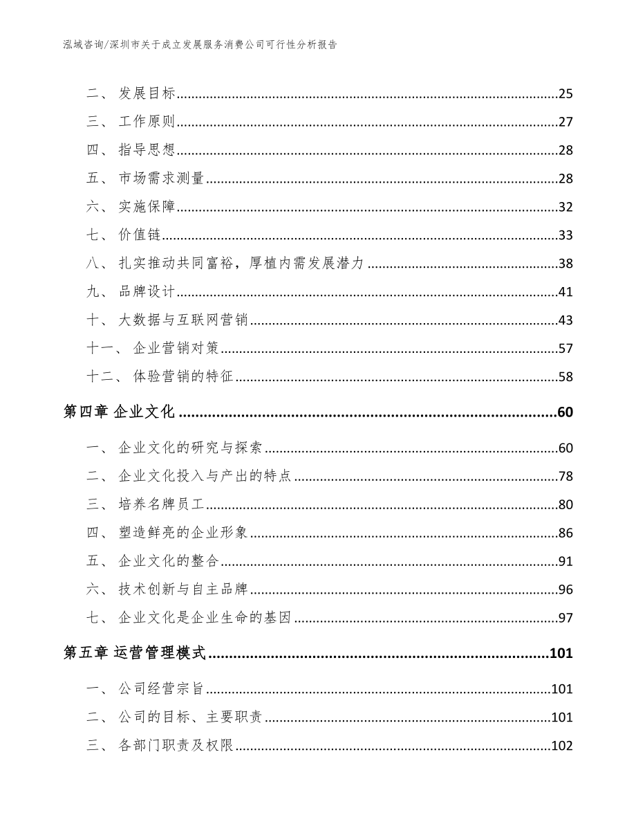 深圳市关于成立发展服务消费公司可行性分析报告_第4页