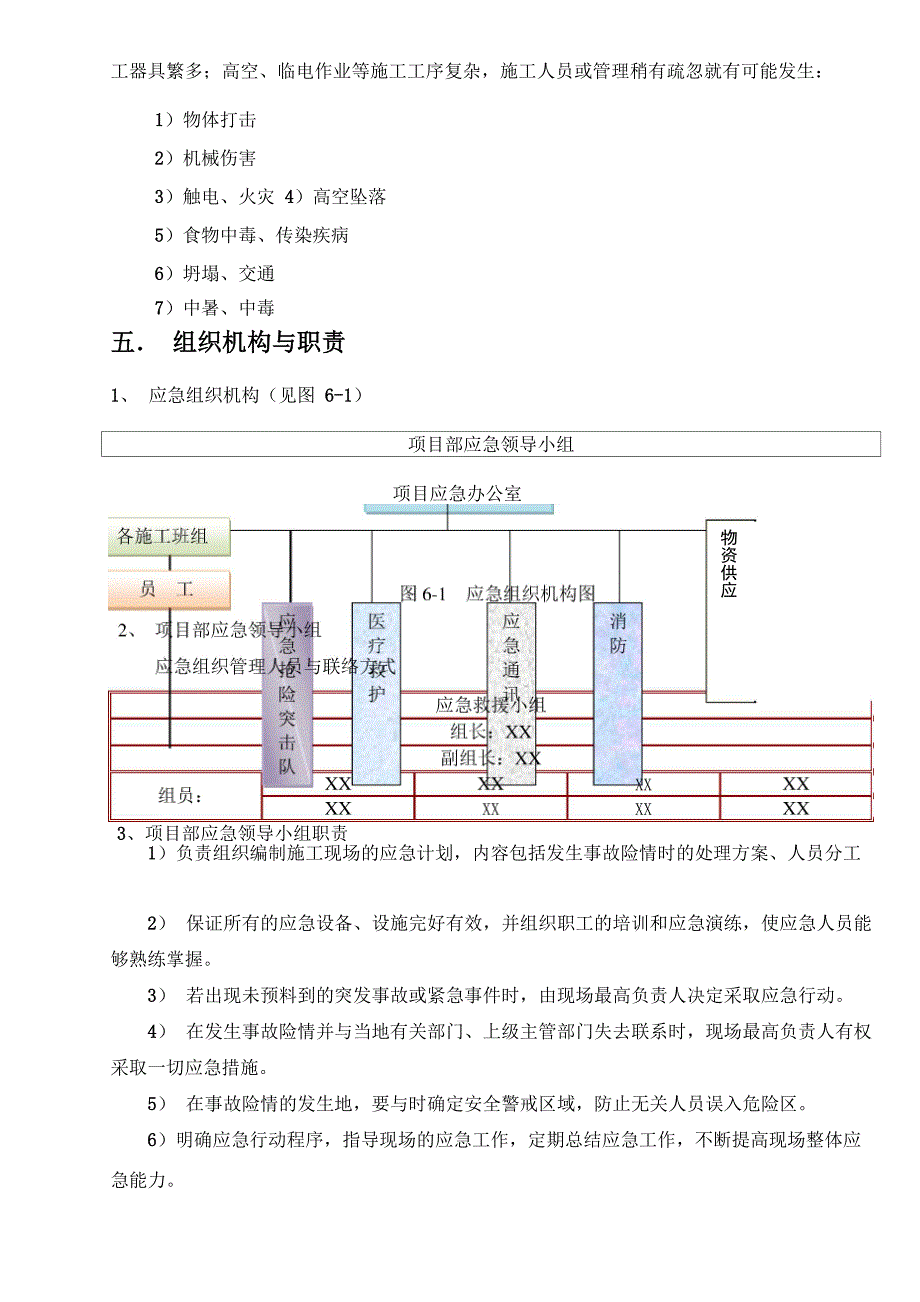 电力施工应急救援预案_第4页