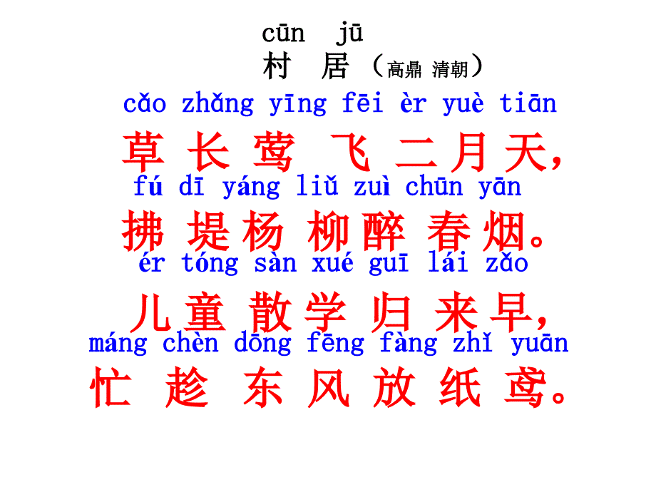 4古诗两首村居做好的课件_第2页