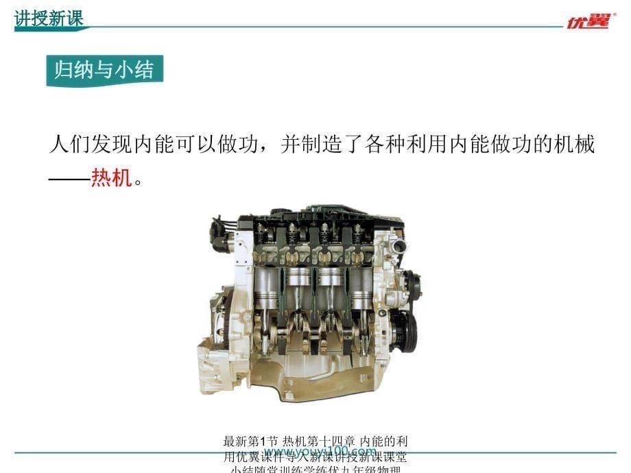 最新第1节热机第十四章内能的利用优翼课件导入新课讲授新课课堂小结随堂训练学练优九年级物理RJ教学课件PPT课件_第5页