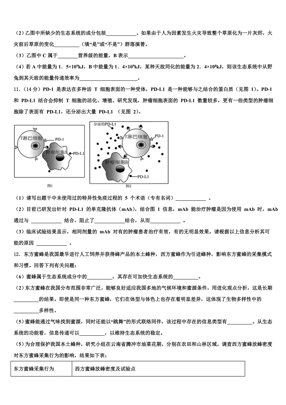 2023届湖北省荆州市松滋第四中学高三（最后冲刺）生物试卷（含答案解析）.doc_第4页