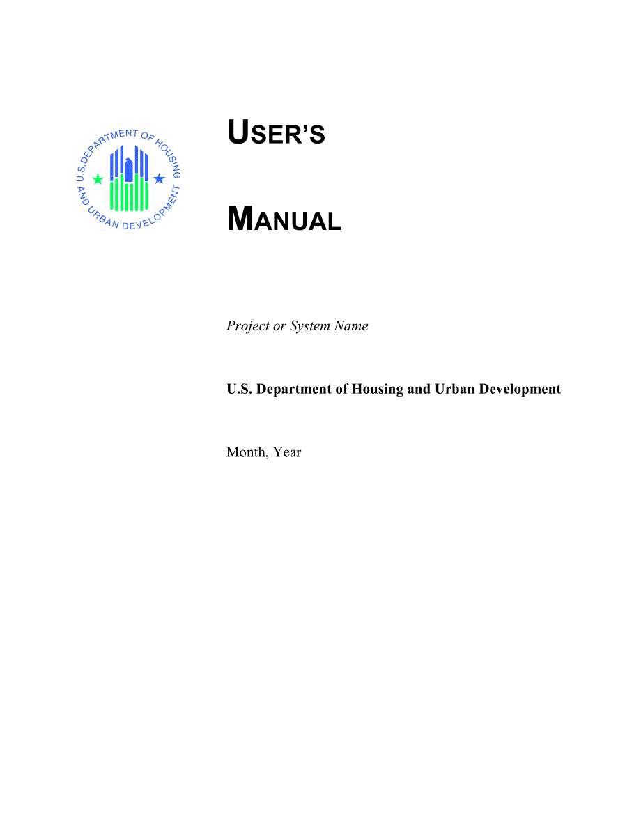 用户标准手册英文模板usermanualtemplate_第1页