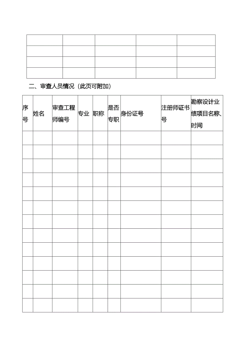 山东省建设工程施工图设计文件审查机构认定书申请表fszs_第4页