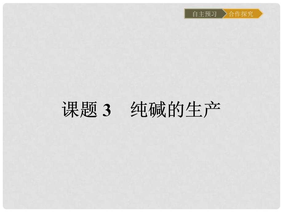 高中化学 1.3 纯碱的生产课件 新人教版选修2_第1页