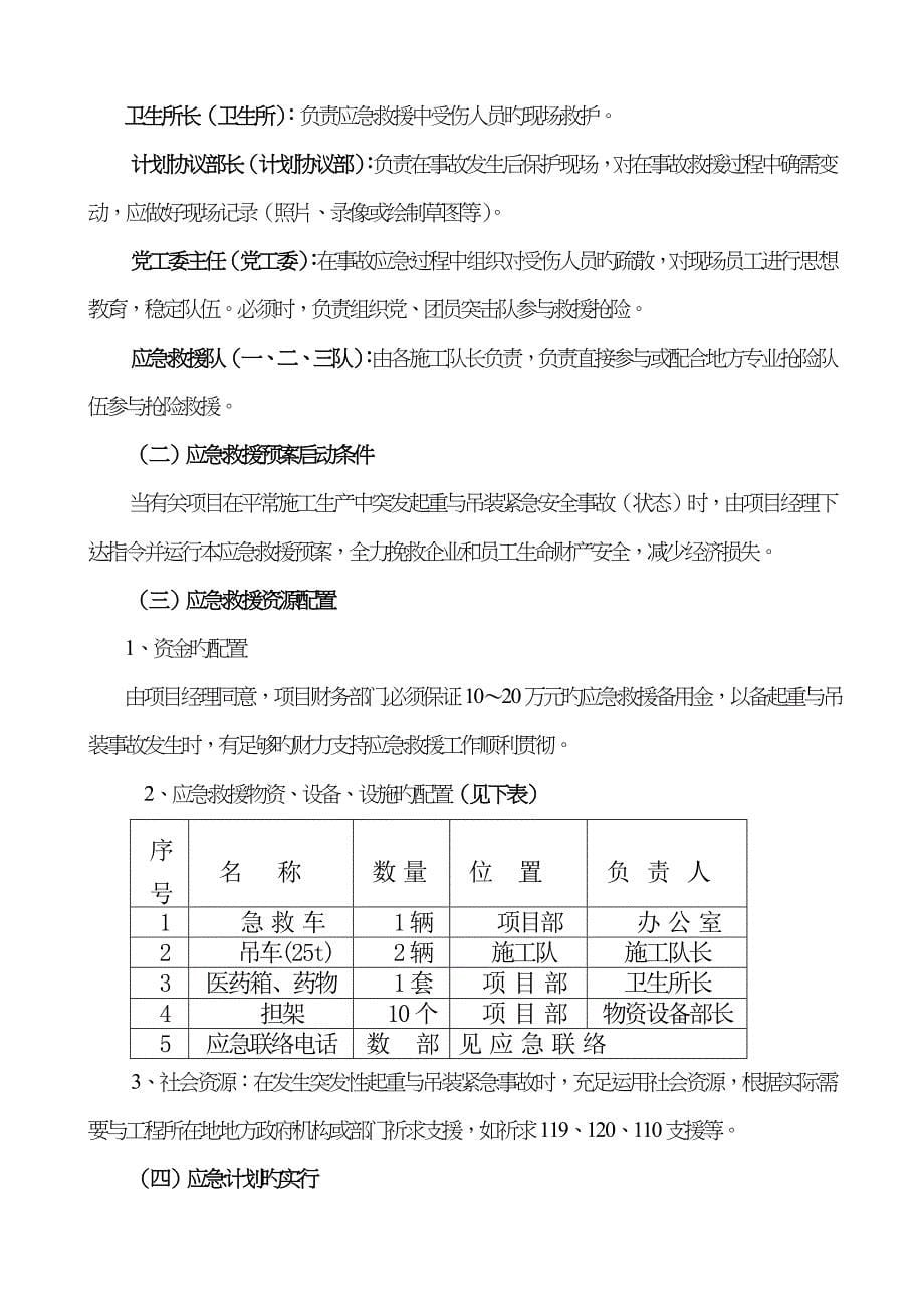 2023年吊装危险源应急预案_第5页