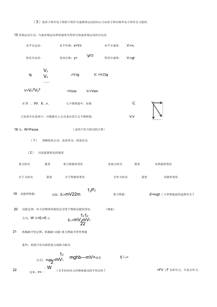 新课标高中物理公式大全(版)_第3页