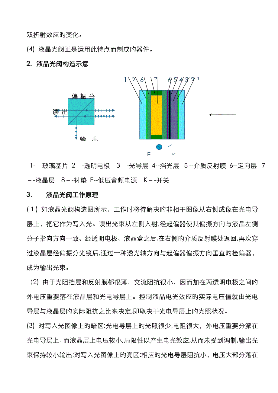 光寻址空间光调制器电寻址空间光调制器实验(浙大)_第2页