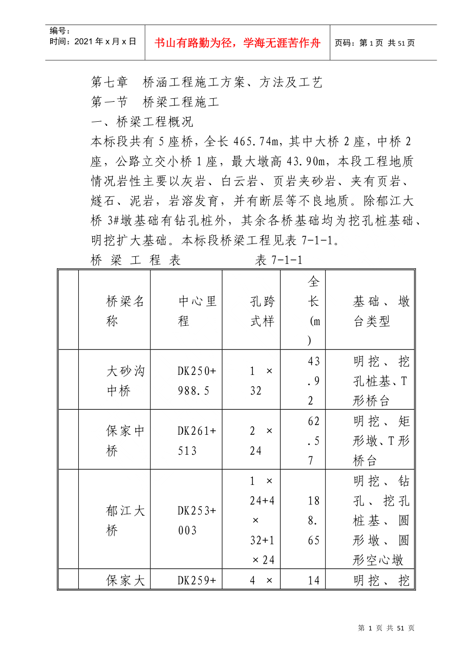 桥涵工程施工方案培训资料_第1页