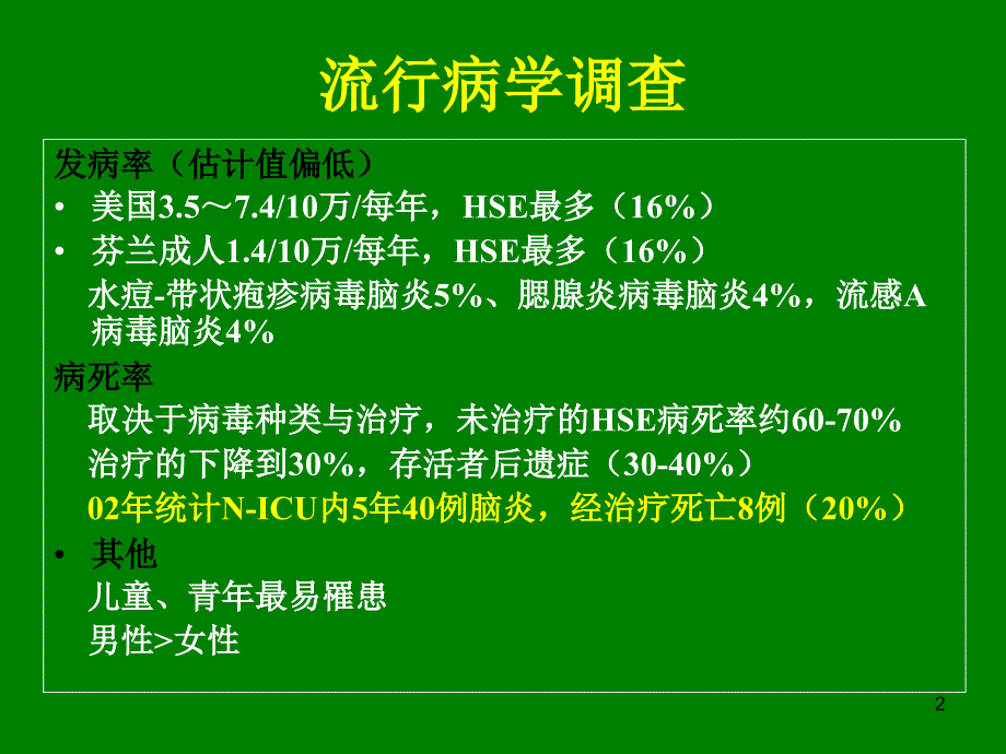 重症急性病毒性脑炎ppt课件_第2页