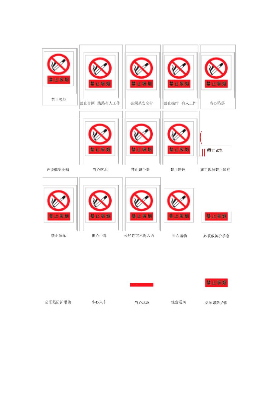 常用电力安全标志精选_第1页