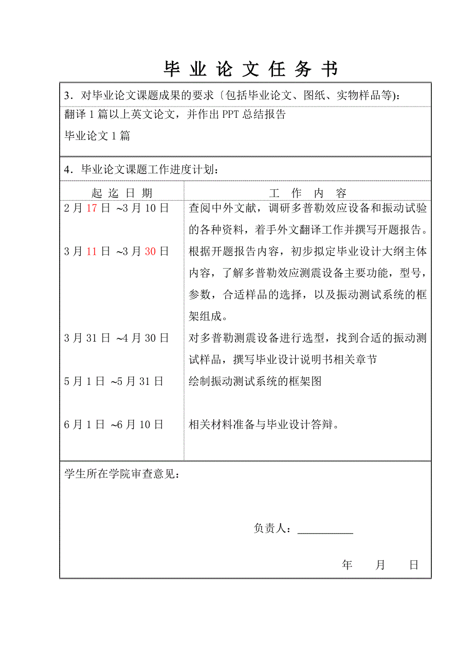 基于多普勒效应的激光测振系统设计任务书_第4页