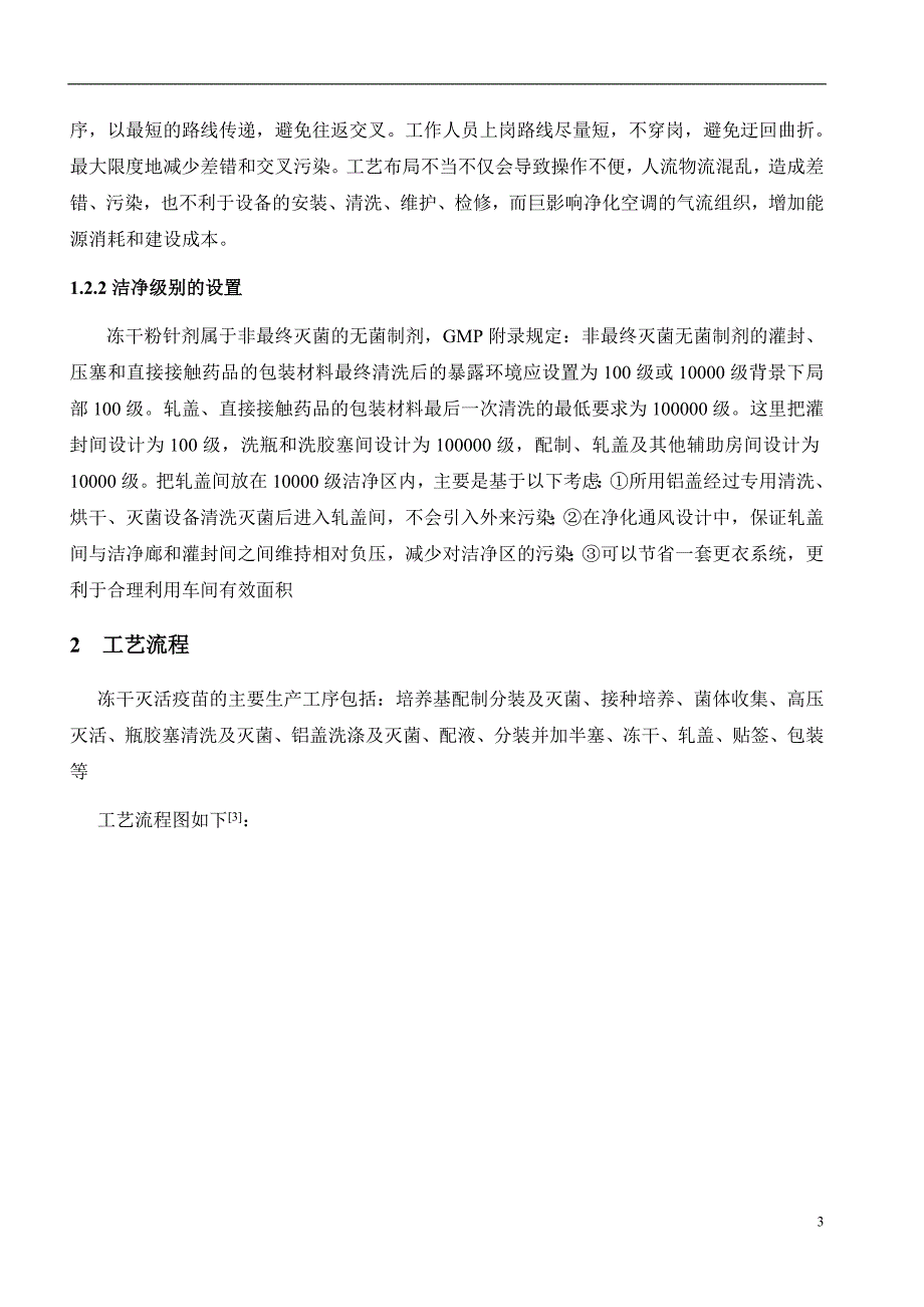 年产500万支冻干灭活疫苗生产车间工艺设计计划书_第3页