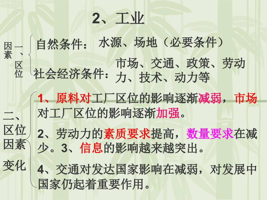 区位因素专题复习全面版ppt课件_第3页