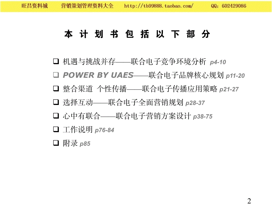 联合汽车电子品牌传播计划_第2页