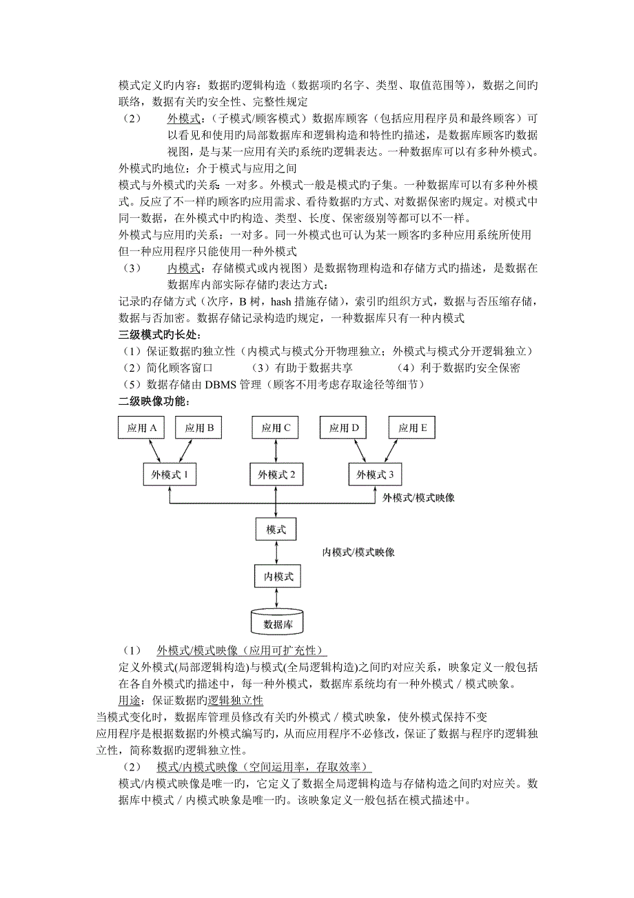 2023年数据库系统概论第四版知识点整理_第2页