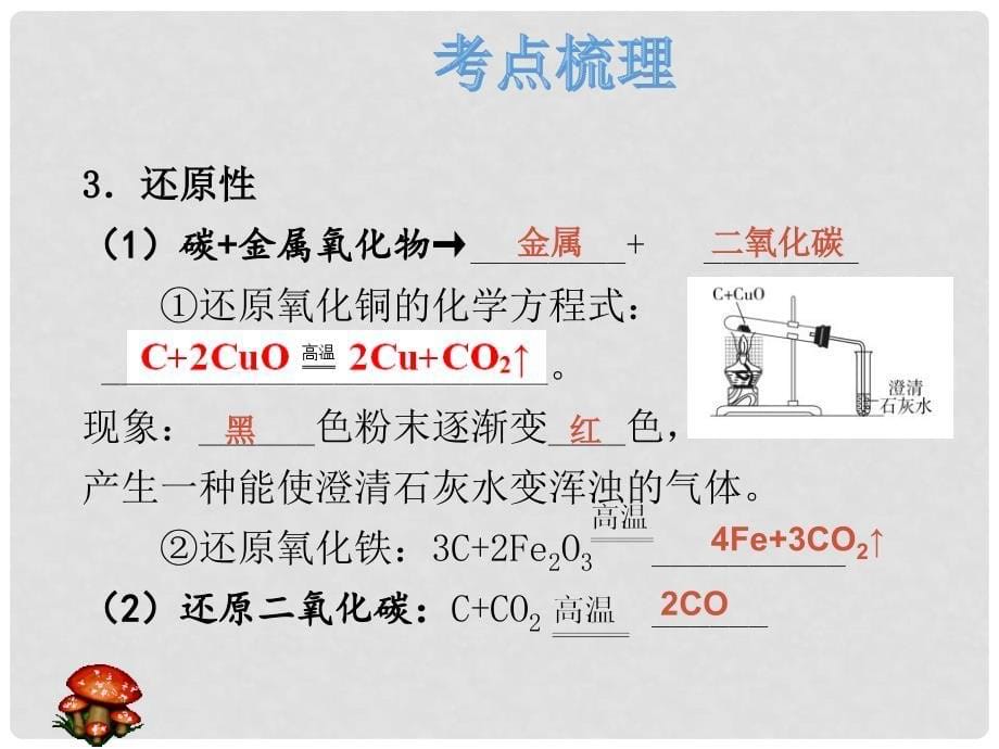 中考化学总复习 第2单元 碳和碳的氧化物专题课件_第5页