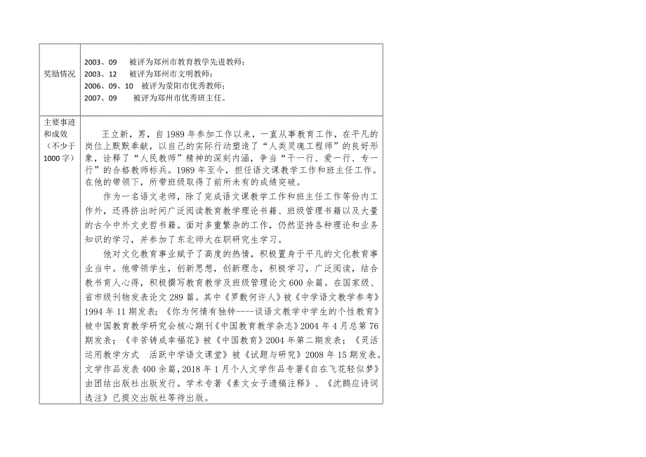 “百姓学习之星”推荐表_第2页