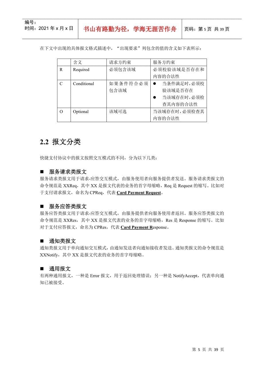 上海银行快捷支付开发技术标准366_第5页