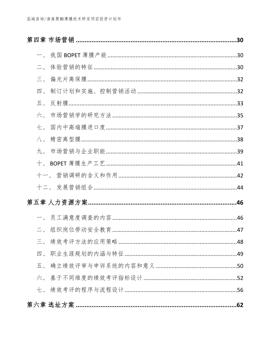 淮南聚酯薄膜技术研发项目投资计划书_第3页