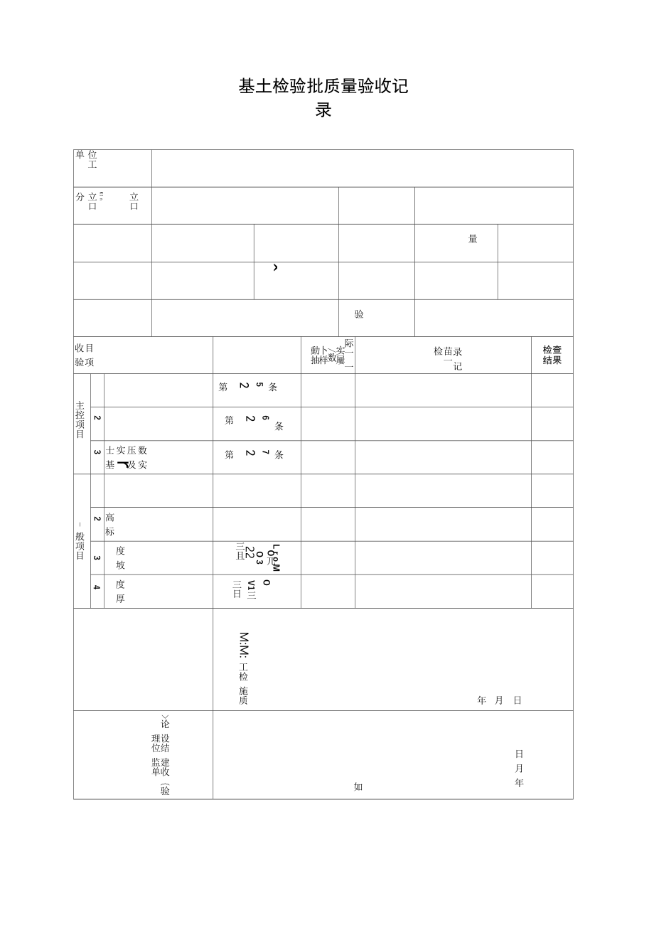 建筑装饰装修工程检验批质量验收记录_第1页