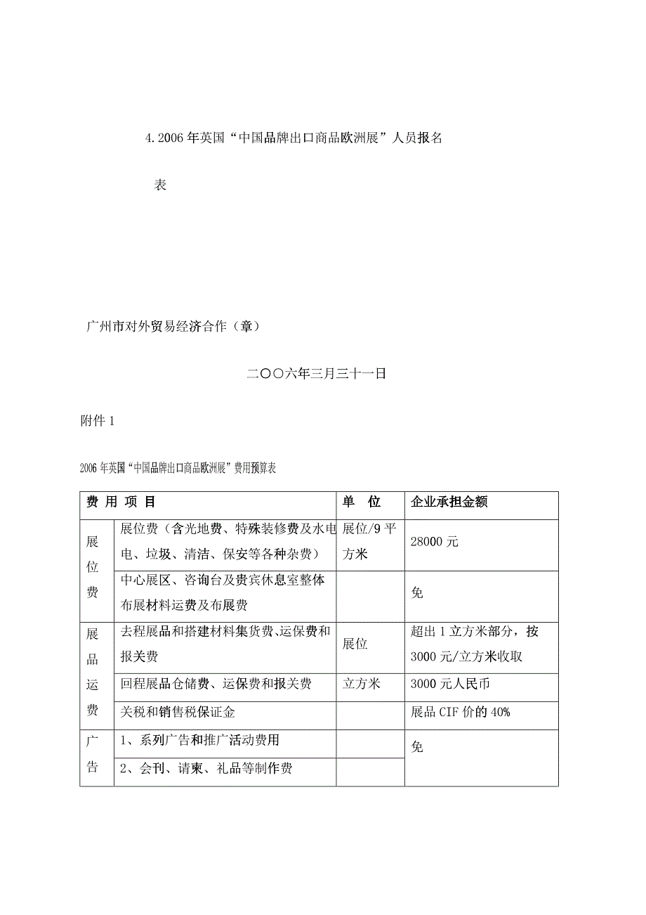 关于组织参加中国品牌出口商品欧洲展的通知_第4页