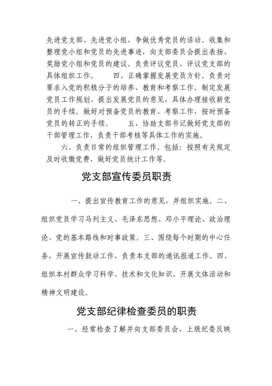 村支部书记职责_第3页