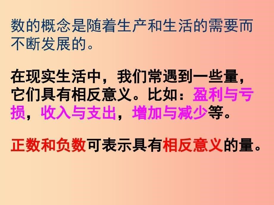 六年级数学上册 第5章 有理数 5.1 有理数的意义课件 鲁教版五四制_第5页