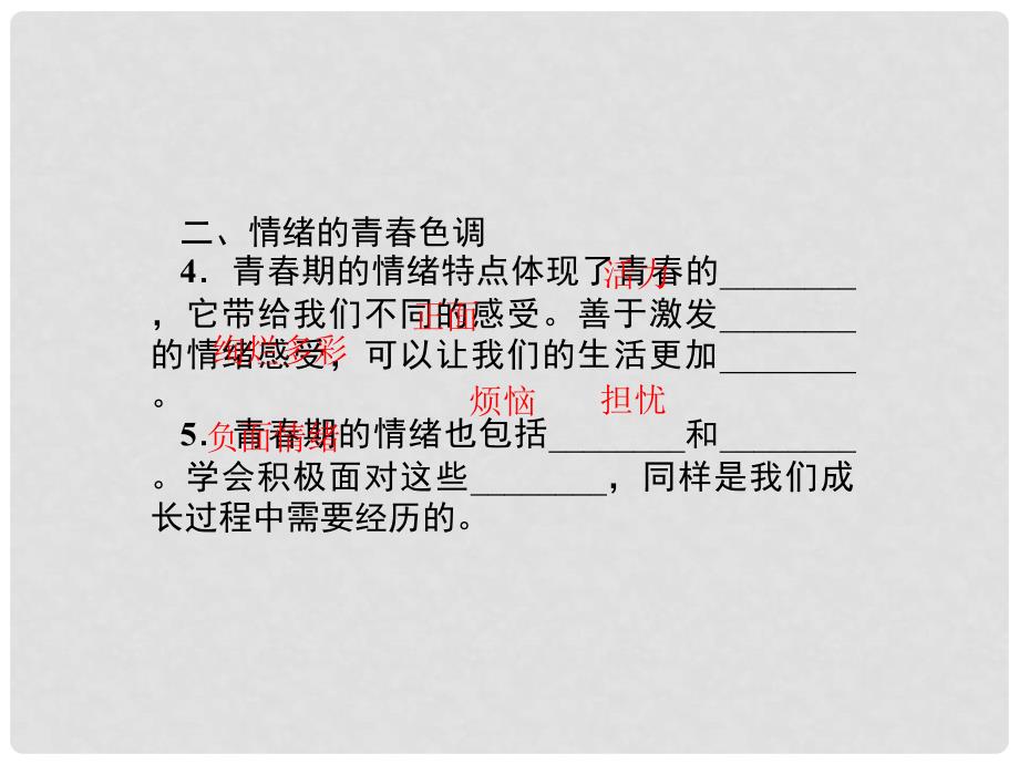 七年级道德与法治下册 2.4.1 青的情绪课件 新人教版_第3页