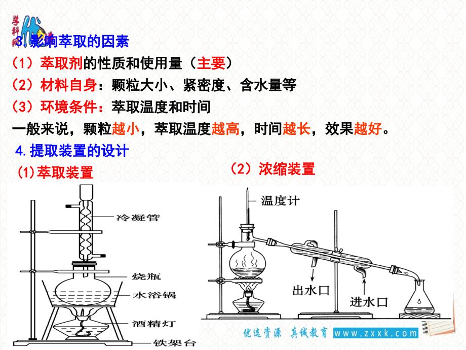 优选整合人教版高中生物选修1专题6课题2胡萝卜素的提取课件共11张PPT_第5页