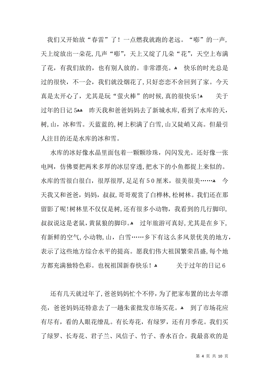 关于过年的日记_第4页